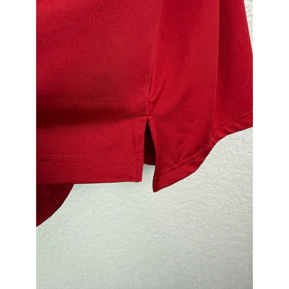 Tuckernuck Red Sleeveless Performance Jersey Caroline Polo Top XXL Golf Tnuck - Picture 5 of 10